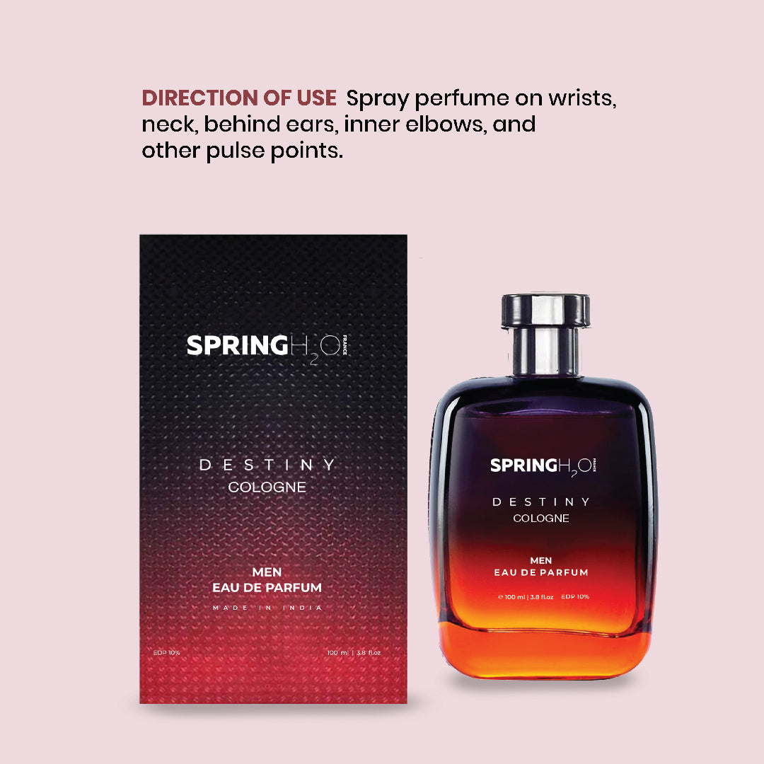 SPRING H2O Destiny Cologne Men Eau De Parfum
