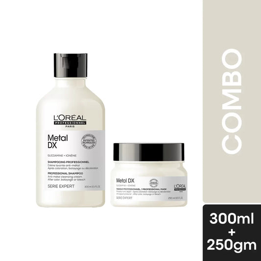 L'Oreal Professionnel Metal Dx Shampoo & Hair Mask Combo Serie Expert (300+250)gm