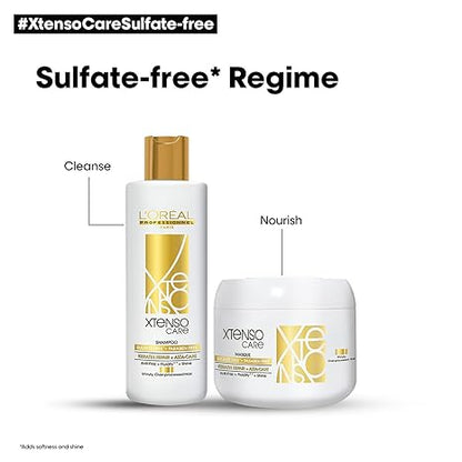 L'Oreal Professionnel Xtenso Care Sulfate-free Shampoo 250ml and Hair Masque 200ml Combo Pack