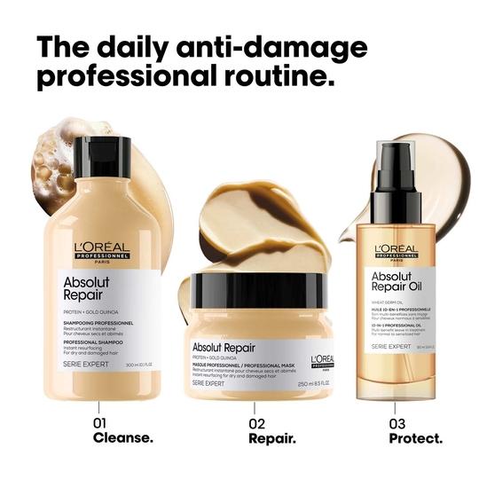 L'Oreal Professionnel Absolut Repair Mask For Dry & Damaged Hair With Wheat Protein (250gm)