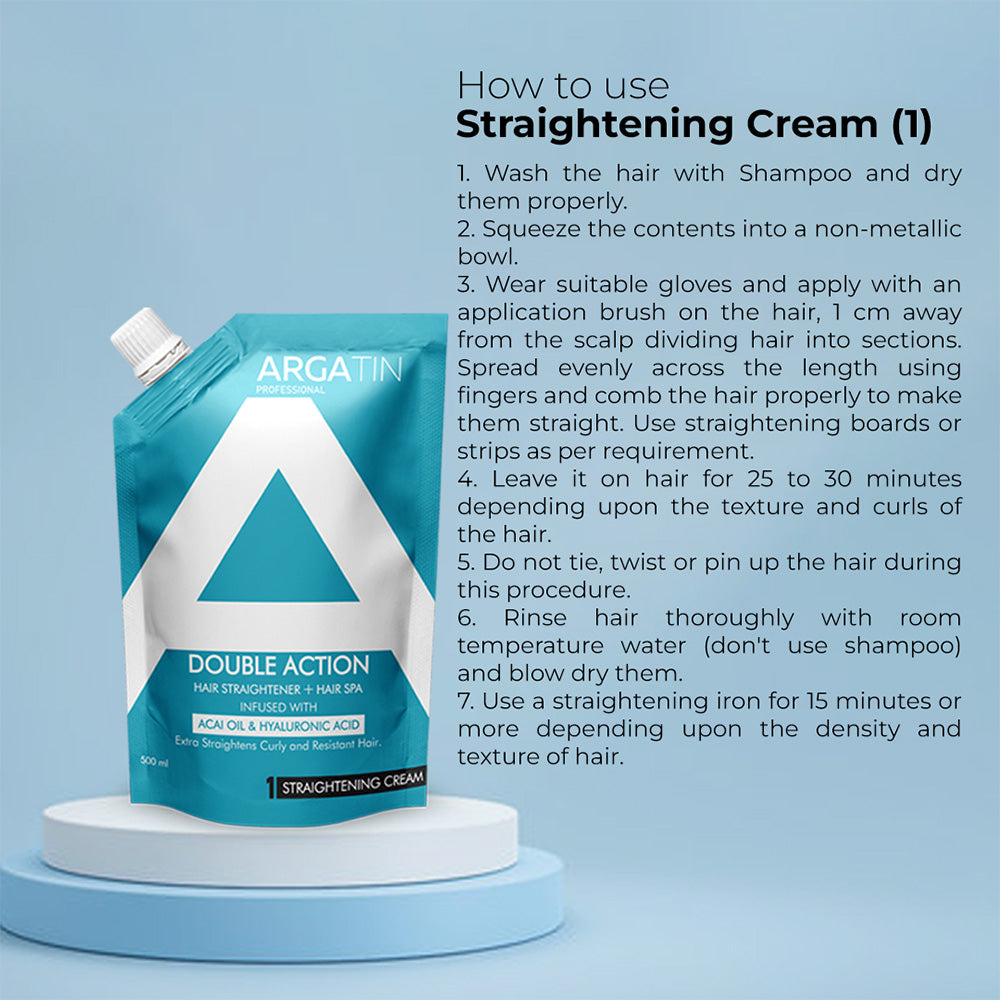 ARGATIN Professional Hair Straightening Cream - 500ml