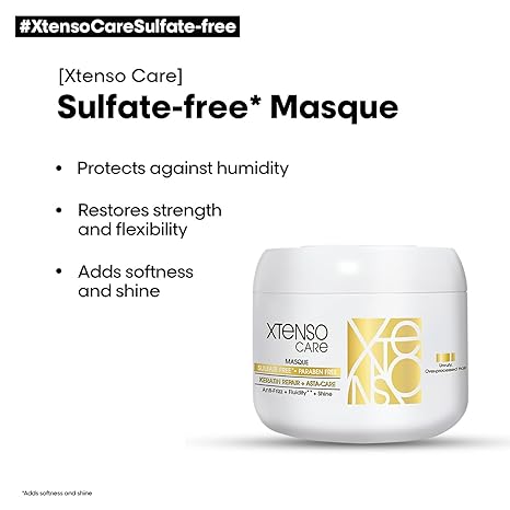 L'Oreal Professionnel Xtenso Care Sulfate-free Shampoo 250ml and Hair Masque 200ml Combo Pack