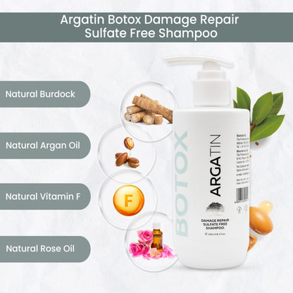 ARGATIN BTX Damage Repair Sulfate Free Shampoo