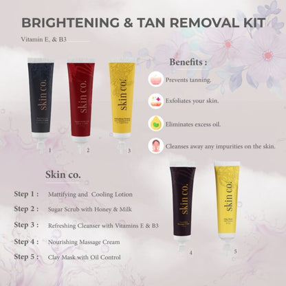 Brightening and Tan Removal Manicure and Pedicure Kit