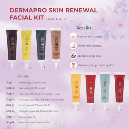 Skin Co Dermapro Skin Renewal Facial Kit-Buy One Get One Free