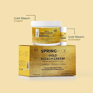 Gold Bleach Cream Deep Cleansing & Intracellular Impact | Infused Pro Vitamin B5