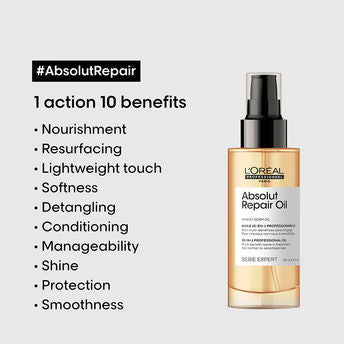 L’Oreal Professionnel Absolut Repair  Hair Oil , Serie Expert (90ML)