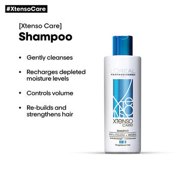 L'Oreal Professionnel Xtenso Care Shampoo + Free SPRING H2O D-TAN Facial Kit (worth Rs275)