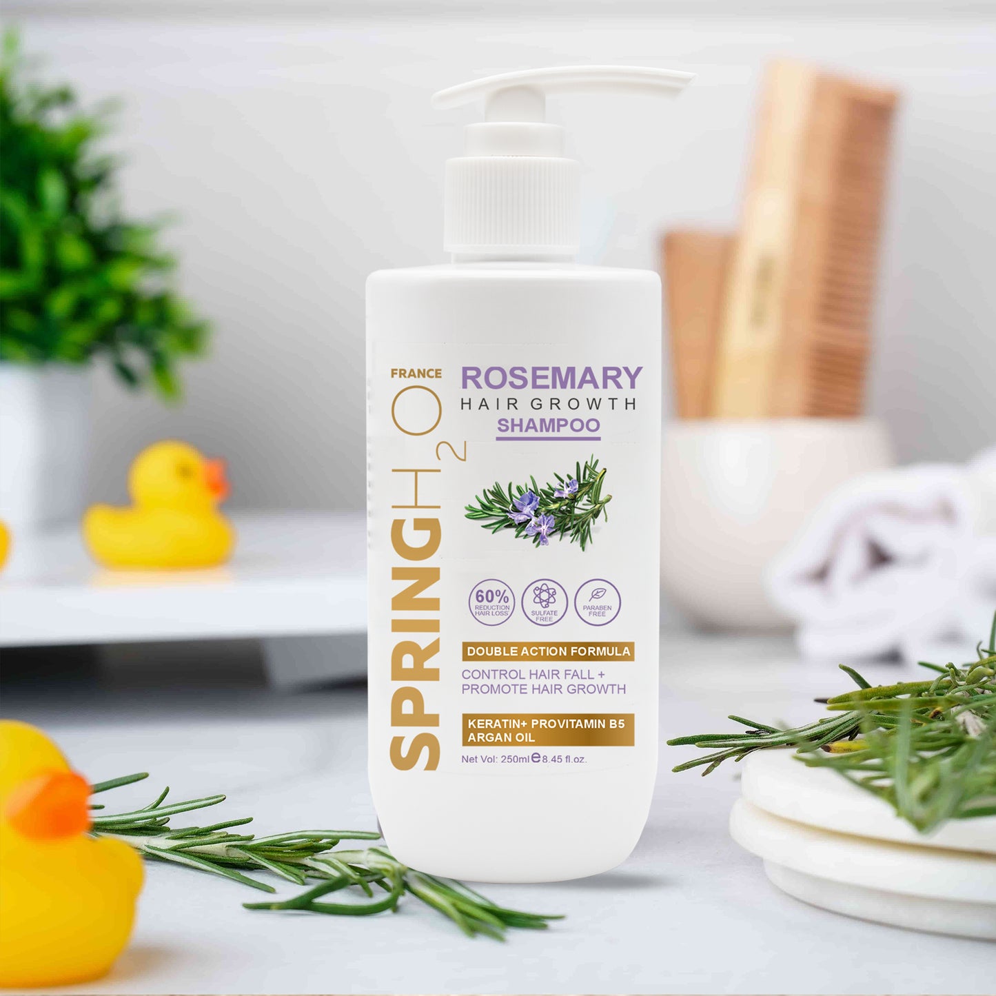 SPRING H2O Rosemary Hair Growth Shampoo