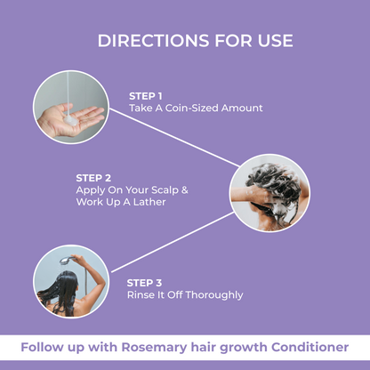 SPRING H2O Rosemary Hair Growth Shampoo