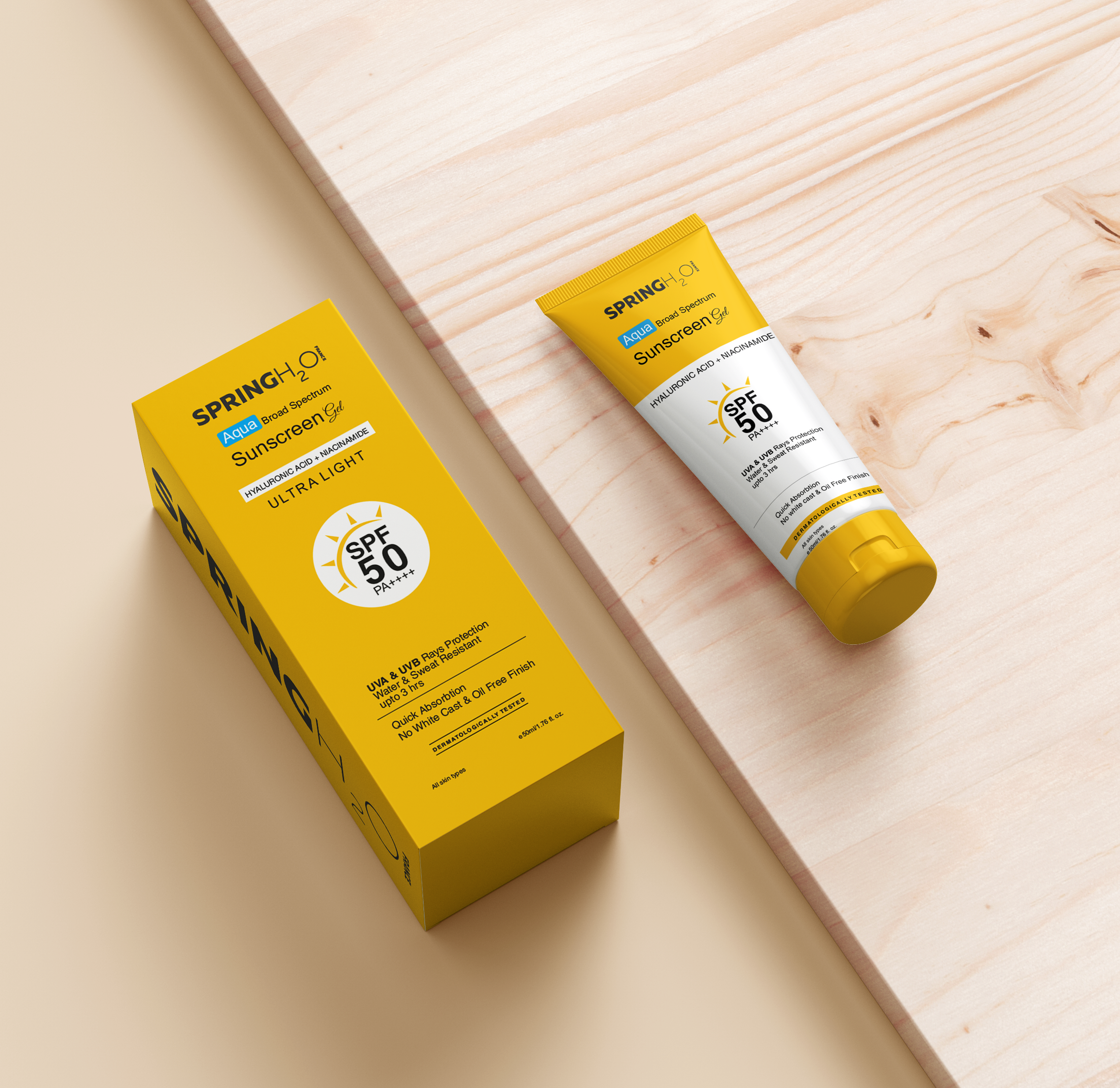 Sunscreen SPF 50 Hyaluronic Acid + Niacinamide | PA++++ UVB