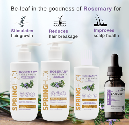 Fresh Launch Offer: Rosemary Shampoo, Conditioner & Oil - Buy 3 Items @ Rs999/-