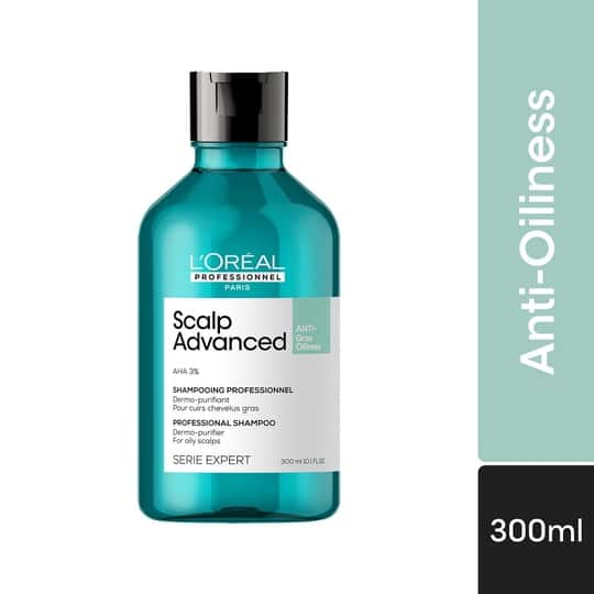 L’Oréal Professionnel Scalp Advanced Anti-Oiliness Dermo-Purifier Shampoo-for Oily Scalps(300ML)