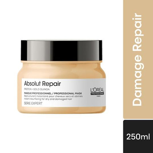 L'Oreal Professionnel Absolut Repair Mask For Dry & Damaged Hair With Wheat Protein (250gm)