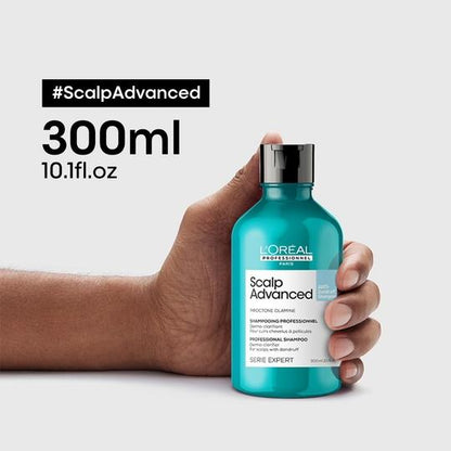 L'Oreal Professionnel Scalp Advanced Piroctone Olamine Serie Expert Anti Dandruff Shampoo(300ml)