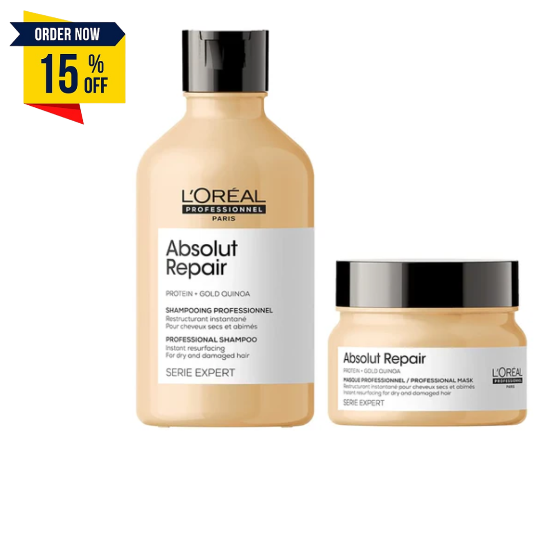 L'oreal Professionnel Absolut Repair Shampoo and Masque Combo (300+250)ML