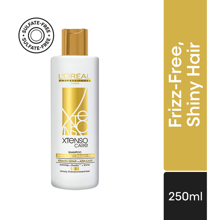 L'Oreal Professionnel Xtenso Care Sulfate-Free Shampoo For Frizz-Free, Shiny & Manageable Hair (250ml)