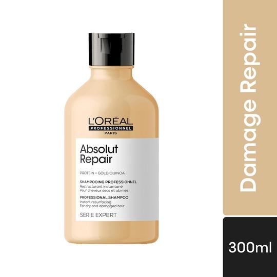 L'Oreal Professionnel Serie Expert Absolut Repair Shampoo-300ml + Free SPRING H2O D-TAN Facial Kit (worth Rs275)