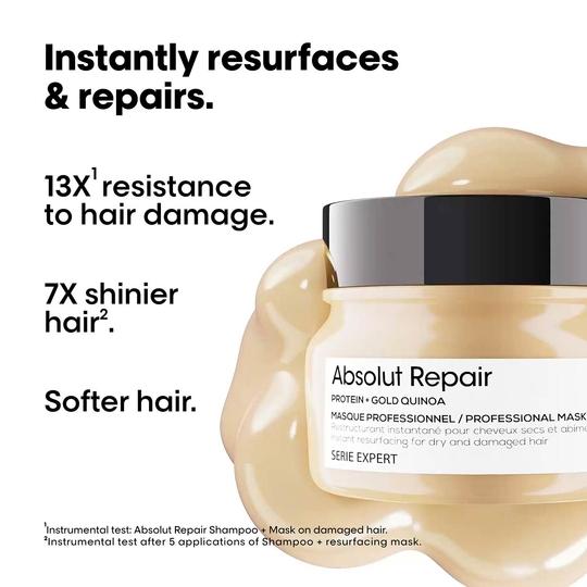 L'Oreal Professionnel Absolut Repair Mask For Dry & Damaged Hair With Wheat Protein (250gm)