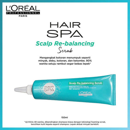 L’Oreal Professionel Hair Spa Scalp Re – Balancing Scrub (Enriched With Tea Tree Oil)